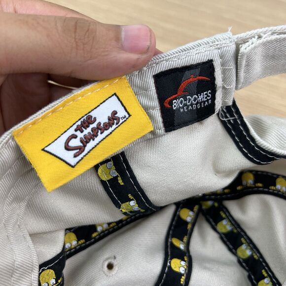 The Simpsons Adjustable Hat BEER TV DONUTS 2007 Bio-Domes Headgear Matt Groening - Picture 8 of 11